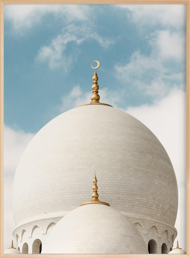 Scheich Zayid Moschee Abu Dhabi Kuppel Poster - Islamic Art